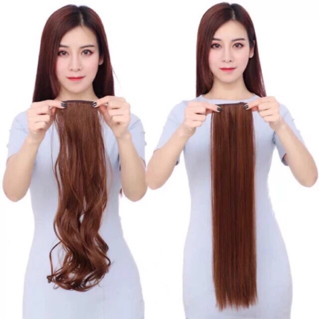 Tóc giả -kẹp phồng 2 bên THẲNG