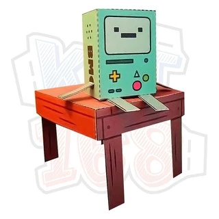 Mô hình giấy Anime Game cute Simple BMO