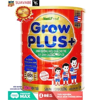 [Date mới] Sữa Bột Grow+ Plus Đỏ - Suy Dinh Dưỡng Lon 1,5kg