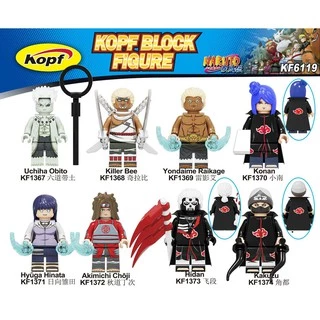 Đồ Chơi Lắp Ráp Mô Hình Nhân Vật Phim Hoạt Hình Sasuke Uchiha Obito Akatsuki Konan narutoes Kf6119