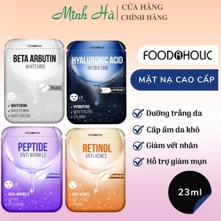 Mặt nạ Foodaholic Premium 23ml giúp dưỡng trắng , chống lão hóa , cấp ẩm và hỗ trợ giảm mụn