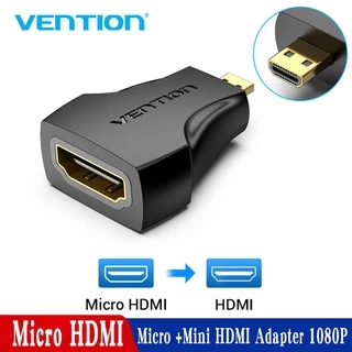 Đầu Chuyển Đổi Hdmi 1080p Micro / Mini Hdmi Sang Hdmi Thiết Kế 2 Trong 1 Cho Ps4 Camera Hdtv VENTION