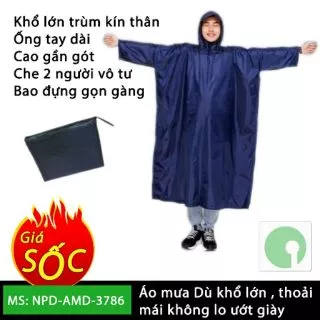 ÁO MƯA CÁNH DƠI VẢI DÙ CAO CẤP