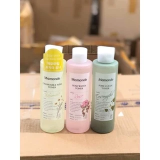 Nước hoa hồng Mamonde Toner 250ml - Cấp ẩm, kiềm dầu, se khít lỗ chân lông