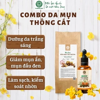 Combo da mụn Đông y gia truyền Thông Cát_Làm sạch sâu, chăm sóc da hiệu quả tại nhà