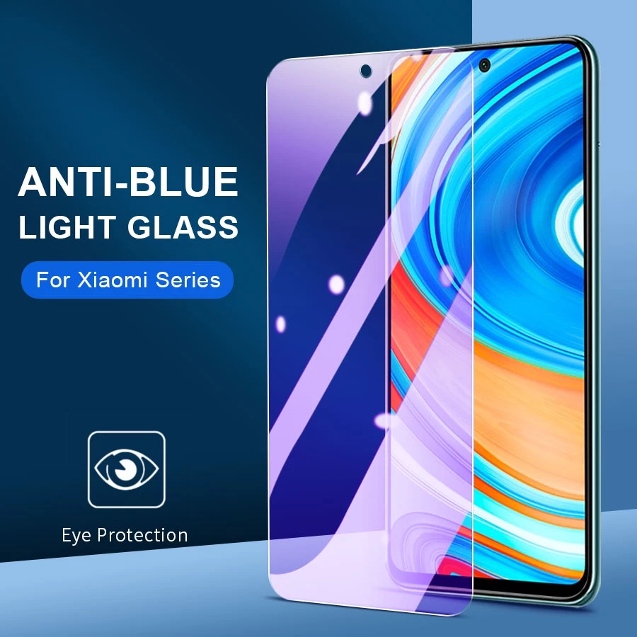 Kính cường lực Chống Tia Sáng Xanh cho Xiaomi Redmi Note 13 12 Pro Plus 12s 13C 11s 10s 9s 12 11 10 9 8 Pro 12C 10A 9A 9C 10C 10 2022 A2+ Poc C65 5G 4G