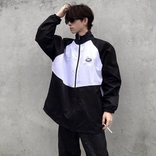 Áo Khoác Dù TMS LOGO MIDSIDE Nam Nữ Ulzzang Unisex Form Rộng Bomber 7zia Jacket - SHOPMAP