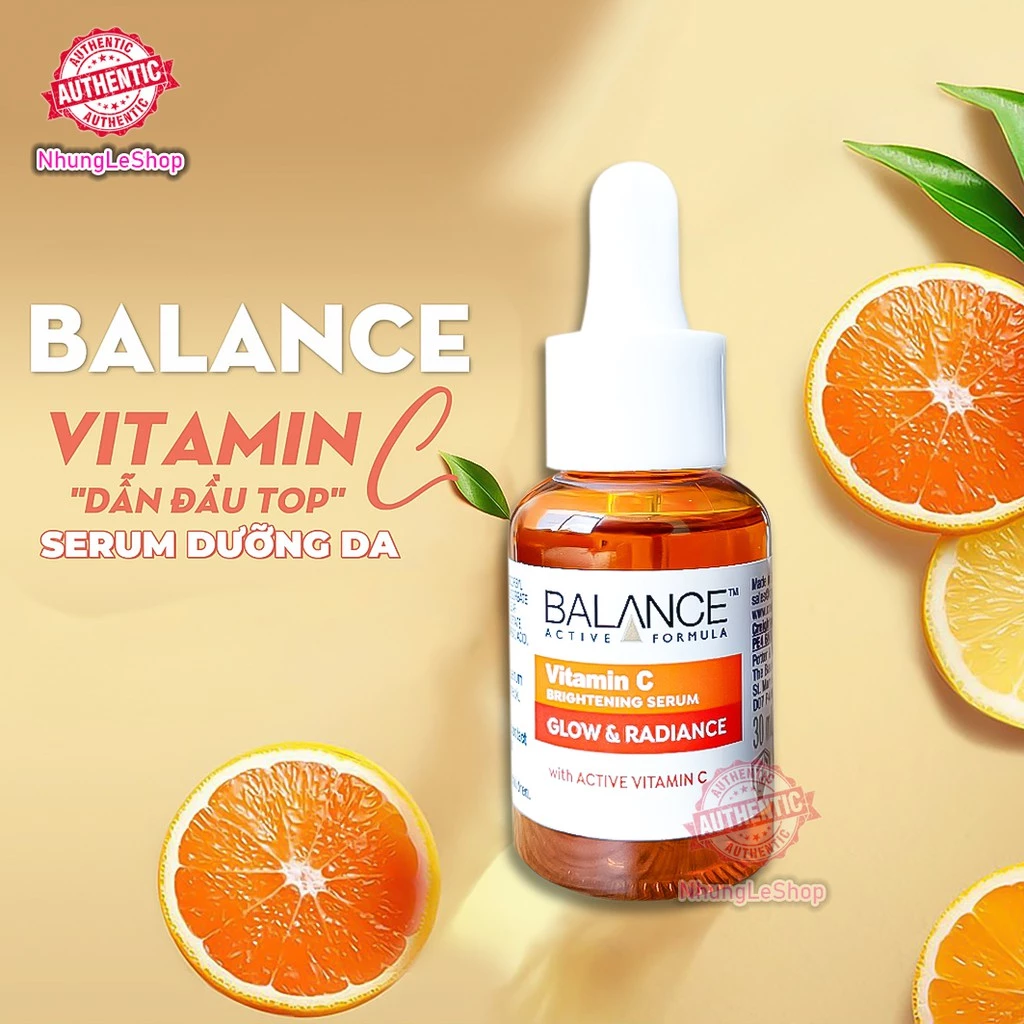 Serum Trắng Da Mờ Thâm Balance Active Formula Vitamin C Brightening 30ml