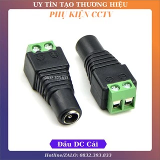 Đầu Cắm Nguồn DC Cái Chuyên Dụng Cho Camera An Ninh Giám Sát, Máy Bơm MINI, Các Thiết Bị Điện 12V-24V Khác