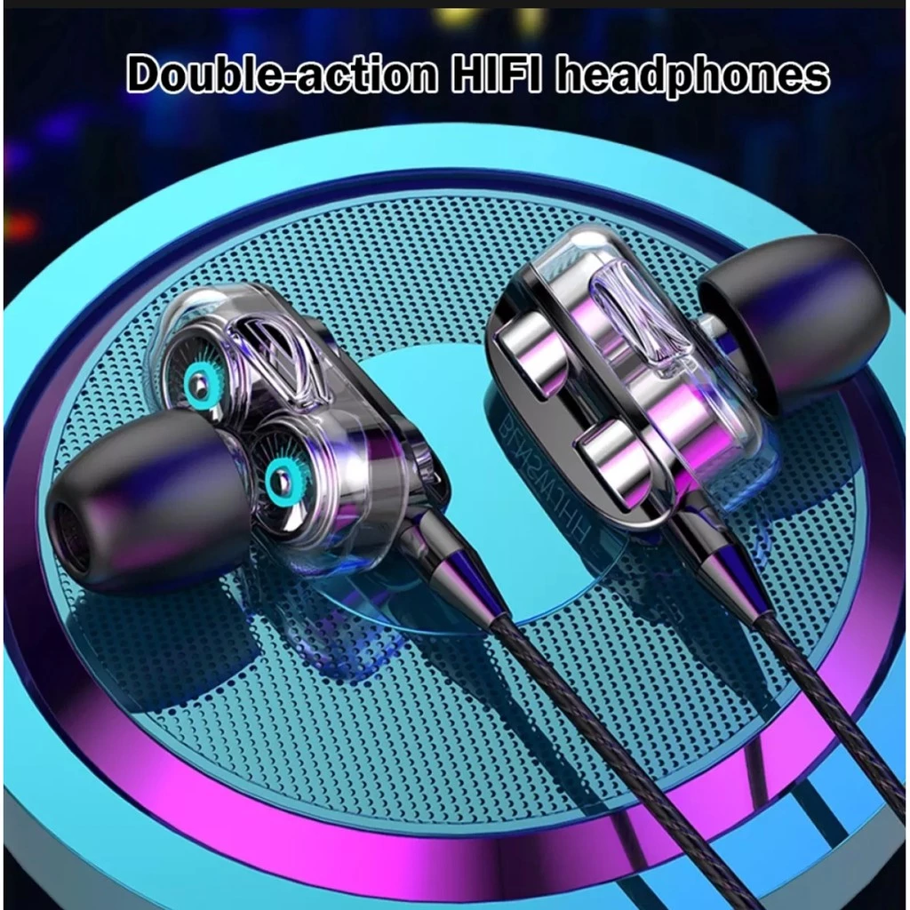 Unico ATai Nghe Gaming Có Dây Nhét Tai Chơi Game Chống Ồn Có Mic In Ear Cho PC ĐT táo và các dòng điện thoại