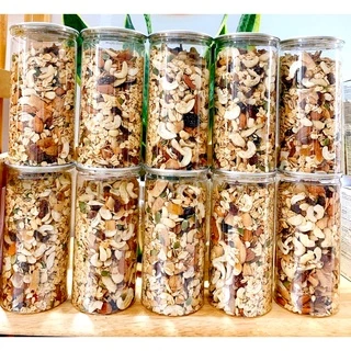 Granola Ăn Kiêng Nhiều Hạt 500g- Ngũ Cốc Ăn Kiêng Không Đường