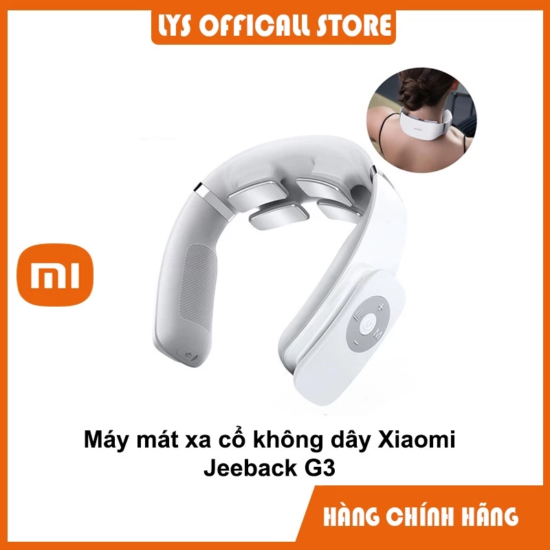 Máy mát xa cổ không dây Xiaomi Jeeback G5 có massage xung điện và nhiệt - VIETNAM ROBOTECH