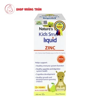 Siro Uống Bổ Sung Kẽm Cho Trẻ Nature's Way Kids Smart Liquid Zinc Tăng Cường Đề Kháng Hỗ Trợ Hệ Tiêu Hóa 200ml