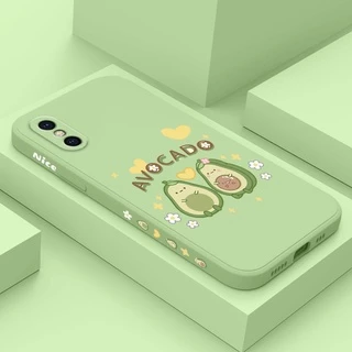 Ốp Điện Thoại Họa Tiết Trái Đu Đủ Màu Sắc Cho IPhone X XS XR XS Max