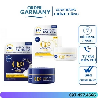 Bộ Kem dưỡng da ngày đêm chống nhăn NIVEA Q10 Power – Nội địa Đức