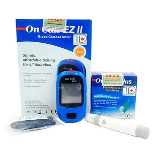 Máy Đo Đường Huyết Acon OnCall Ez II (Bảo hành trọn đời) (25 que thử)