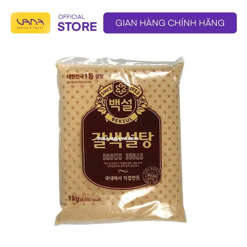 Đường nâu/đen Beksul Hàn Quốc 1kg