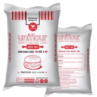 Bột mì dai cao Uniflour gói 25kg