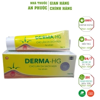 Kem mụn Derma-HG ⚡ CAM KẾT CHẤT LƯỢNG ⚡ Kem Derma HG (12g) Cho Làn Da Sạch Mụn, trắng hồng tự nhiên