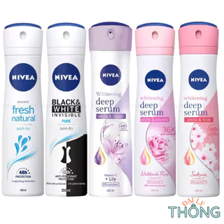 Xịt Ngăn Mùi Dành Cho Nữ Nivea 150ml - Xịt khử mùi nữ Nivea 150ml