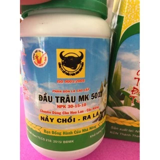 Phân bón Đầu trâu cho lan MK 501 (100gr/lọ) nhập khẩu-  chuyên dụng.