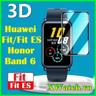 Miếng Dán 3D Full màn hình bảo vệ mặt đồng hồ Huawei band 7 8 Huawei Watch Fit ES / Honor Band 6 / Huawei band 6