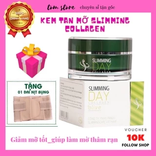 KEM TAN MỠ MỜ RẠN SLIMMING DAY COLLAGEN XÓA MỜ VẾT THÂM RẠN, CHO VÒNG EO SĂN CHẮC