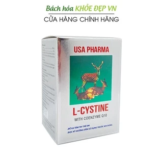 L-Cystine with Coenzym Q10 giúp đẹp da, khỏe tóc, giảm rụng tóc, giảm nám sạm da - 60 viên [L-Cystine]