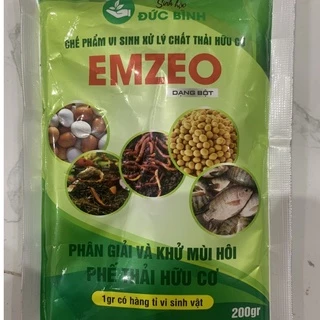 Chế Phẩm Vi Sinh EMZEO Ủ Phân Và Rác Hữu Cơ- Gói 200gr