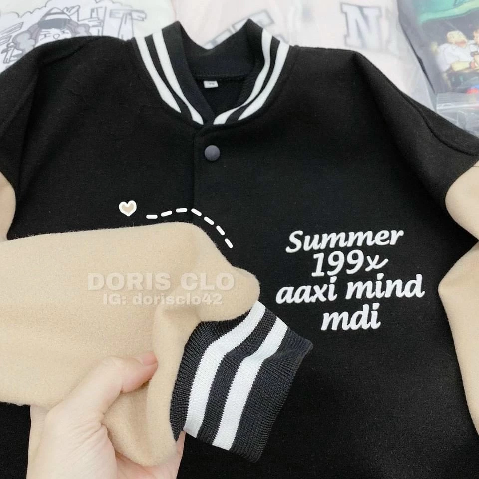 Áo Bomber Nam Nữ IB-91 Phối màu siêu đẹp-Áo Khoác Bomber Nam Nữ Chất Liệu cao cấp chuẩn Hàn