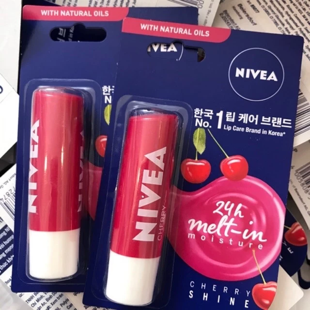 Son dưỡng ẩm Nivea  - có màu