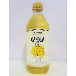 [Chai 1 Lít] DẦU HẠT CẢI NGUYÊN CHẤT [Italia] NO BRAND Canola Oil