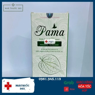 Dung dịch vệ Pama làm sạch, kháng khuẩn, ngăn mùi, hỗ trợ giảm viêm nhiễm phụ khoa – Chai 150ml