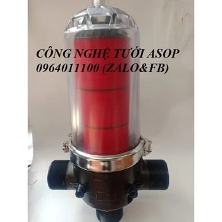 LỌC ARKA TRONG SUỐT NGẮN ĐĨA ĐỎ 60MM