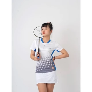 Bộ thể thao nữ AVT03 Vina Sport áo tập cầu lông, gym, chạy bộ , quần đùi co giãn 4 chiều năng động thấm hút tốt