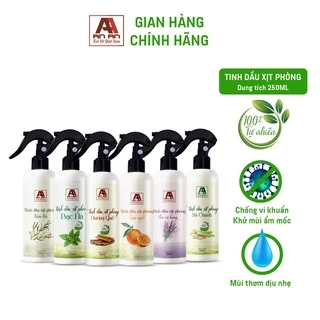 Bình Xịt Phòng Tinh Dầu Oải Hương, Tràm Trà An An 20/250ml Khử Mùi Hôi & Xua Đuổi Côn Trùng