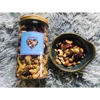 Granola keto homemade ngũ cốc nguyên hạt 500gr