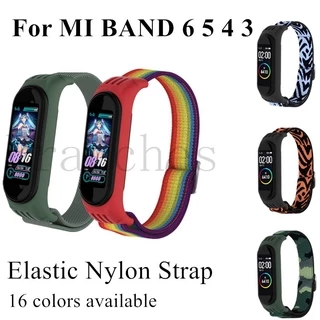 Dây đeo sợi nylon thay thế cho đồng hồ thông minh Xiaomi Mi Band 6 5 4 3