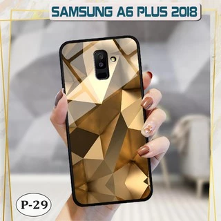 Ốp lưng kính Samsung A6 Plus 2018- hình 3D