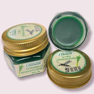 Hũ Cao Thoa Muỗi Đốt Green Herb Balm An Toàn Cho Bé Thái Lan