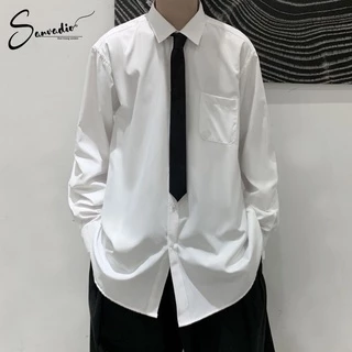 Áo sơ mi nam SANVADIO dài tay phong cách Hàn Quốc form dáng unisex-cổ bẻ-vải thái chống xù ASM30