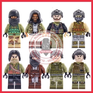 Army minifigures mô hình lắp ráp nhân vật Lính đặc nhiệm và phiến quân khủng bố bán lẻ