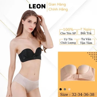 Áo Ngực Không Dây Không Gọng Nâng Ngực Chống Tuột Cài Trước Siêu Quyến Rũ LEON A336