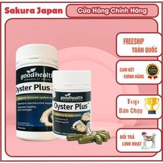 Tinh chất hàu New Zealand Good Health Oyster Plus ZinC tăng cường sinh lý nam giới hộp 60v