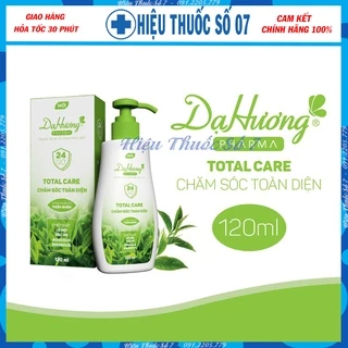 [MẪU MỚI] Dung Dịch Vệ Sinh Dạ Hương Total Care Chăm Sóc Toàn Diện Chai 120ml, Lô Hội, Bạc Hà, Chăm Sóc Dịu Nhẹ