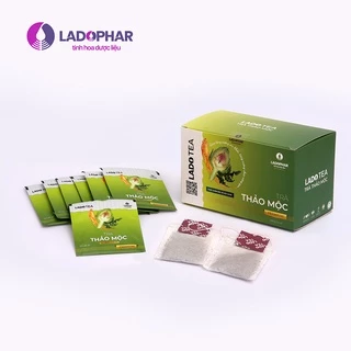 Trà Actiso Thảo Mộc mẫu mới Premium. Ladophar. Hộp 20 túi lọc. giúp mát gan, an thần, ngủ ngon.