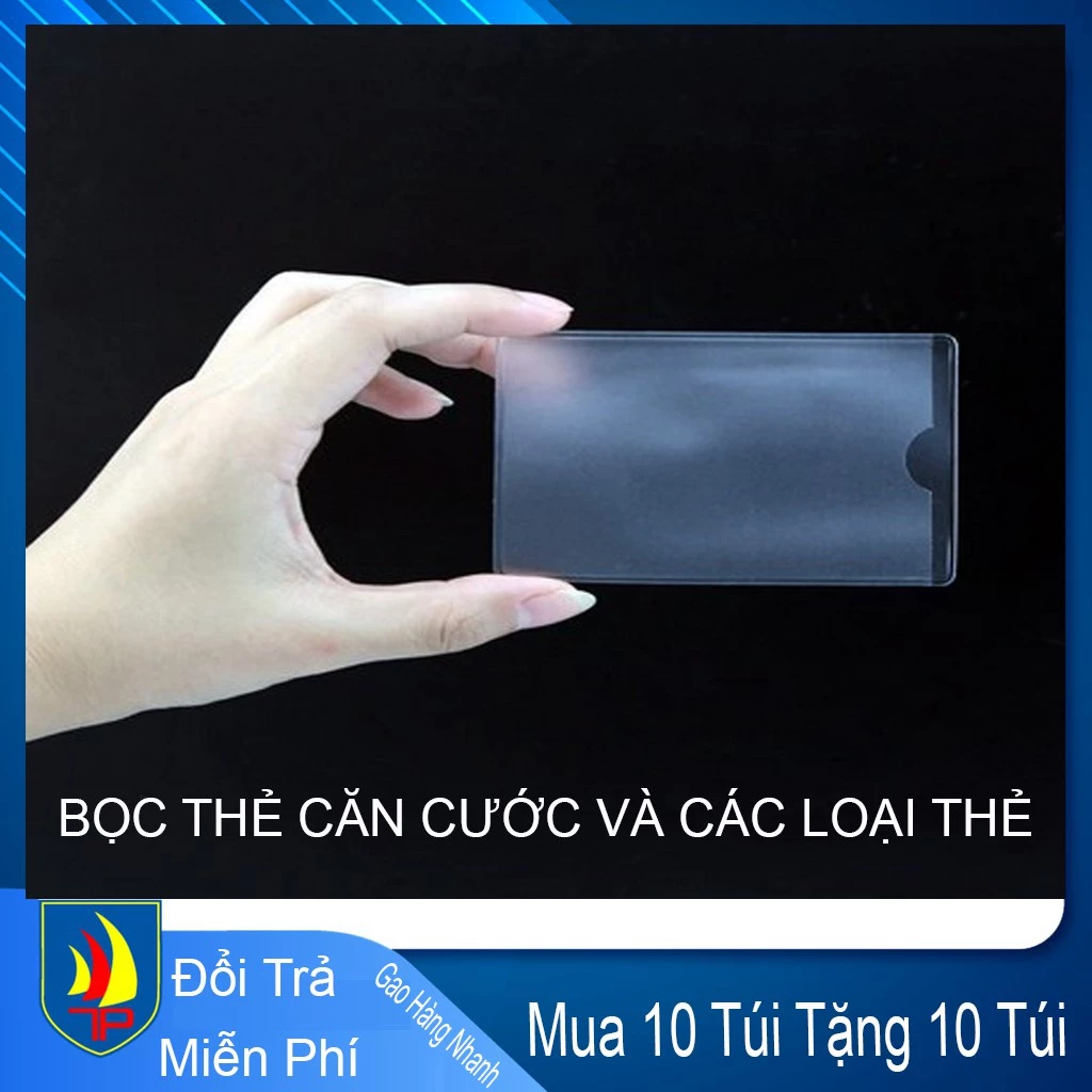 COMBO 20 CHIẾC BỌC CCCD /Bọc bảo vệ thẻ căn cước công dân, thẻ ngân hàng, thẻ tín dụng, bằng lái xe không thấm nước