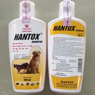 Sữa tắm Hantox Shampoo 200ml dành cho chó mèo