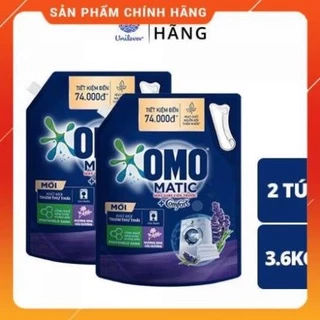 Combo 2 Túi Nước giặt OMO Matic chuyên dụng Cửa Trước 3.6kg/túi