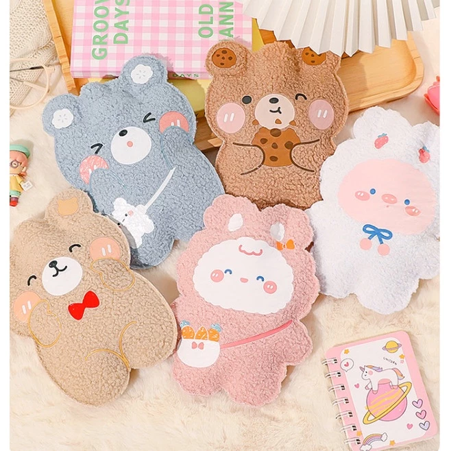 Túi chườm nóng làm ấm vỏ bông hình thú siêu cute BAG U TUICHUOM364